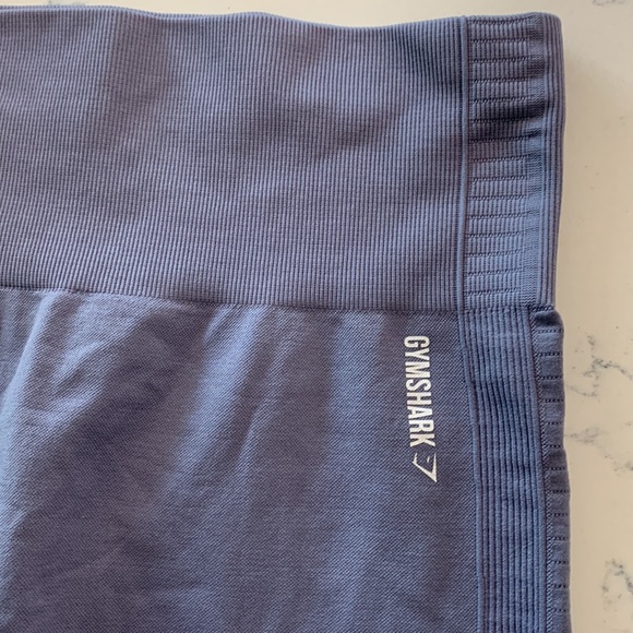 Gymshark Energy Seamless 17" High-Rise Cropped Leggings Lavender SzM - Picture 3 of 9